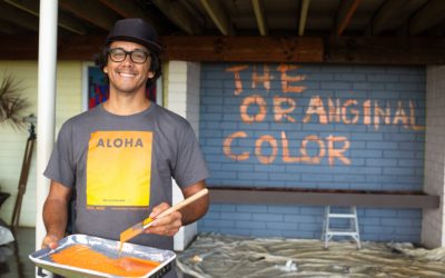 Painting the Wall Orange